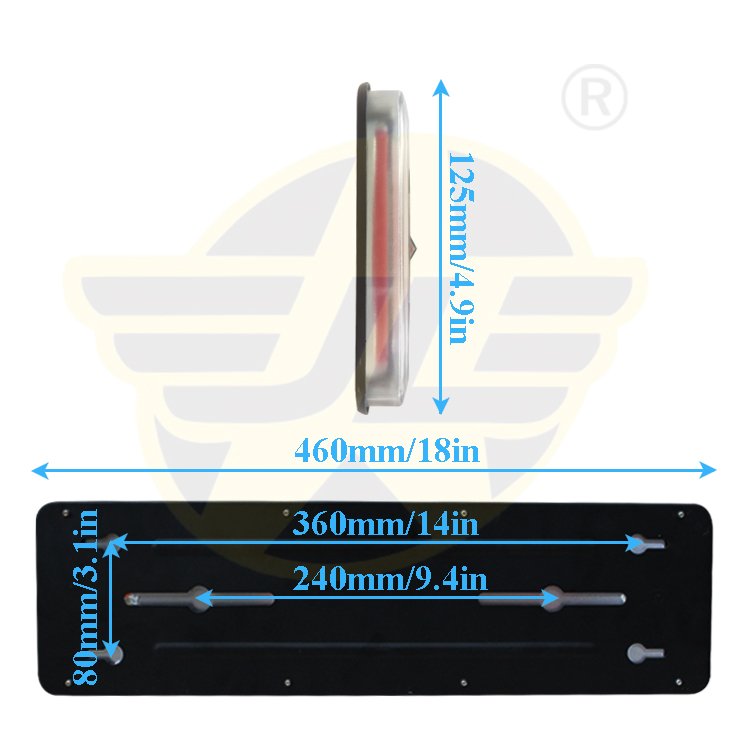 OEM Factory LED Taillight Turn Signal Lamp Rear Tail Lights Bar Strip for Truck Trailer Bus Lorry 24V 12V Brake Driving Light