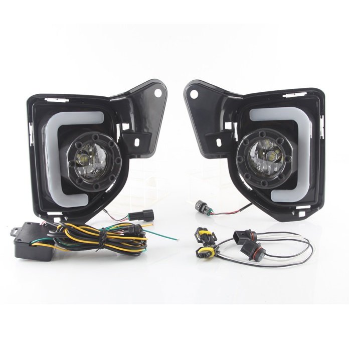 LED for Toyota Hiace 2014 2015 2016 2017 2018 With Turn Signal 12V ABS Car Lamp LED DRL LED Daytime Running Light