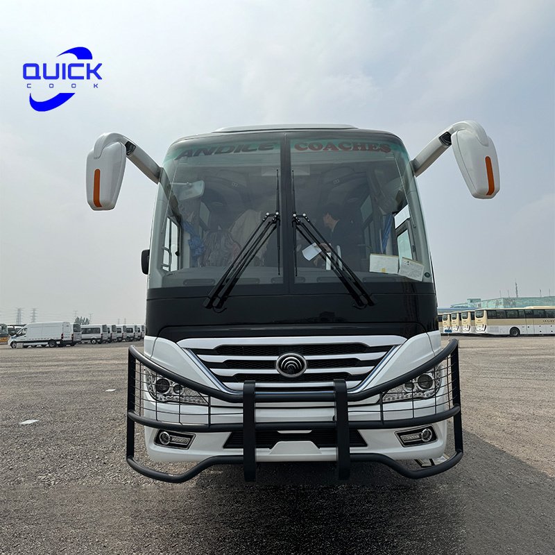 New Front Engine Coach City Buses ZK6126D Luxury 75 Seats Cummins Engine School Bus Passenger Long Distance Traveling