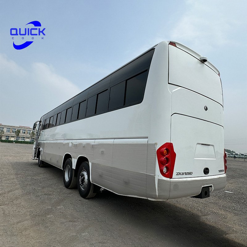 New Front Engine Coach City Buses ZK6126D Luxury 75 Seats Cummins Engine School Bus Passenger Long Distance Traveling
