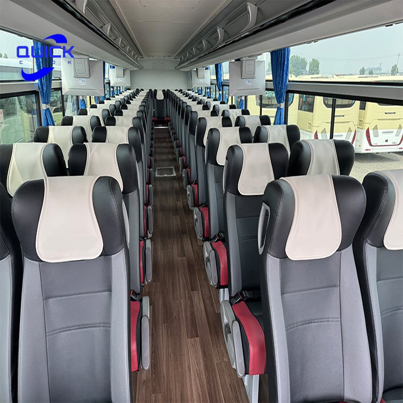 New Front Engine Coach City Buses ZK6126D Luxury 75 Seats Cummins Engine School Bus Passenger Long Distance Traveling