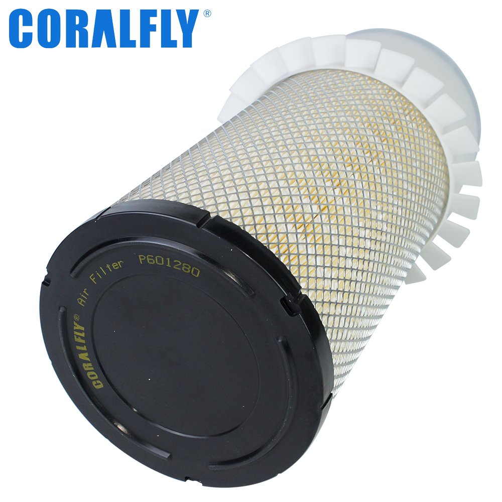 Coralfly Excavator Diesel Engine Filter Parts P601286 Hepa Air Filter Element P601280