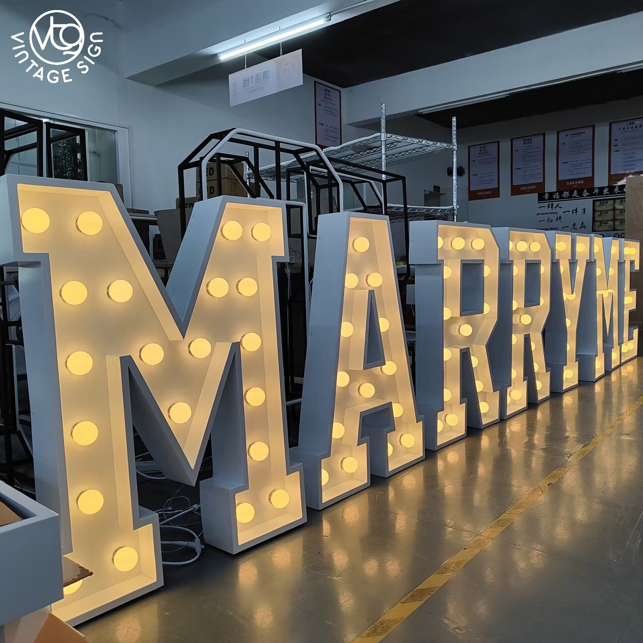 Giant LED Giant MARRY ME Bulb Marquee Letter Light 0-9 4ft 5ft Big LED Numbers and Letters for Birthday Party Supplies