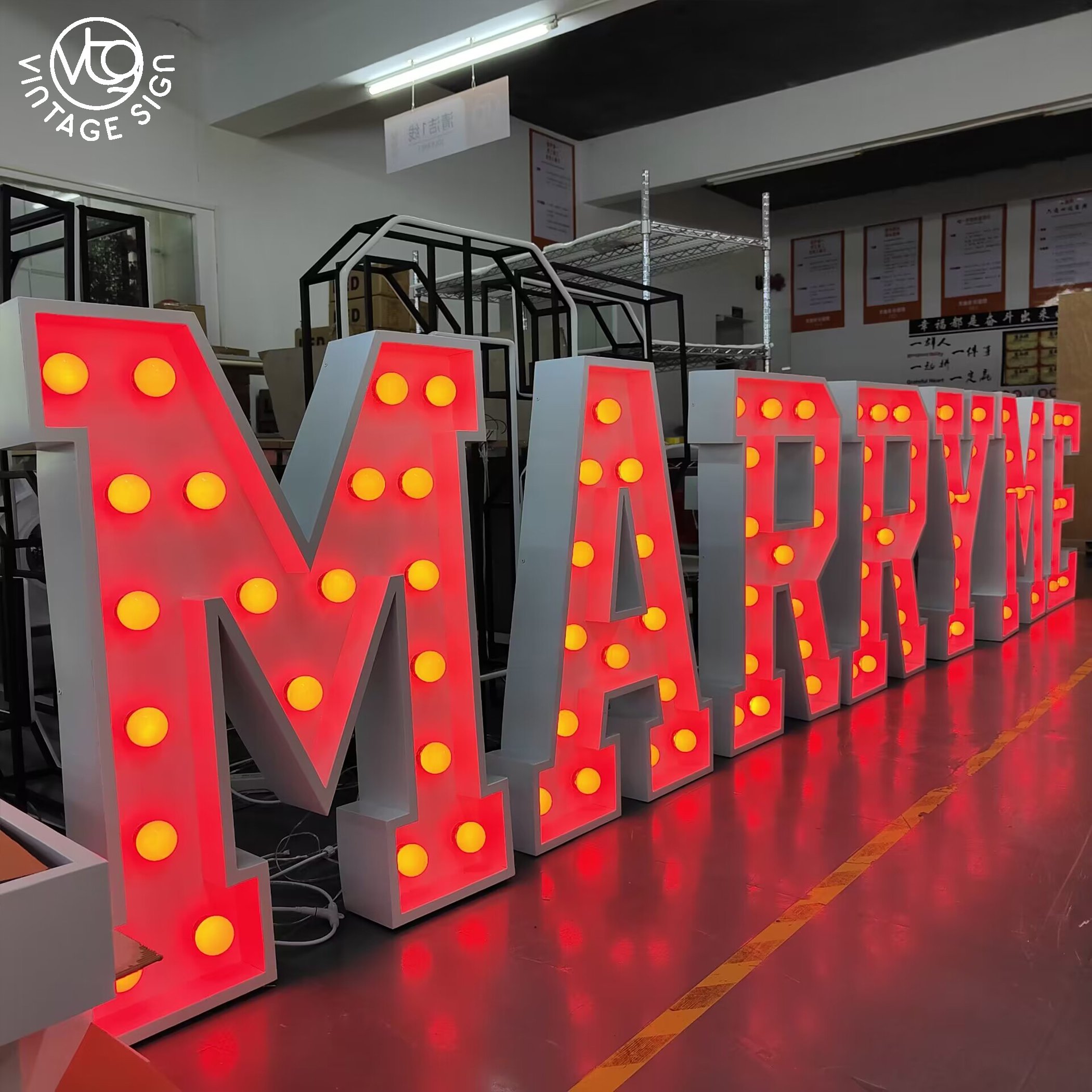 Giant LED Giant MARRY ME Bulb Marquee Letter Light 0-9 4ft 5ft Big LED Numbers and Letters for Birthday Party Supplies