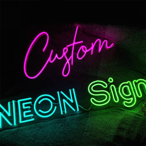 Rebow Drop Shipping No Moq Gamer Neon Playing Cards Neon Signs Led Neon Light Letters for Wedding Party Decor