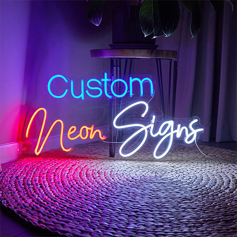 Rebow Drop Shipping No Moq Gamer Neon Playing Cards Neon Signs Led Neon Light Letters for Wedding Party Decor