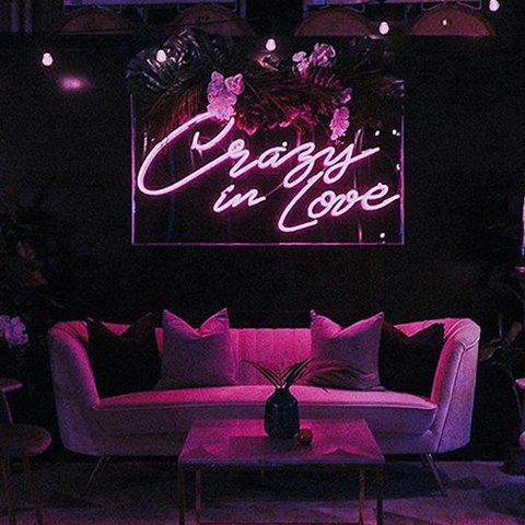 Rebow Drop Shipping No Moq Gamer Neon Playing Cards Neon Signs Led Neon Light Letters for Wedding Party Decor