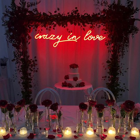Rebow Drop Shipping No Moq Gamer Neon Playing Cards Neon Signs Led Neon Light Letters for Wedding Party Decor