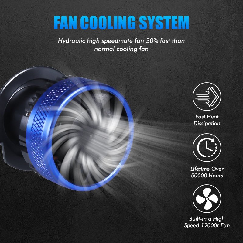 High Power H7 24v 70w Led Head Light H7 Bombillo Led Light 70w Led Headlight Bulbs Headlight Double Copper Tube