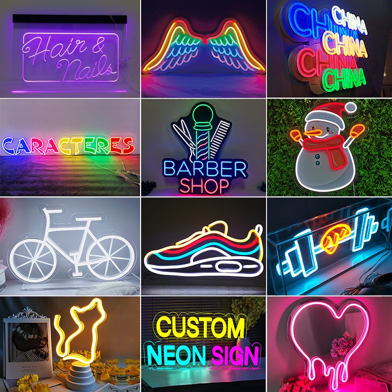 Hot Sale Love Party Led Lights Custom Glowing Acrylic Sign Displays Screens for Party Bedroom Wedding Neon Sign