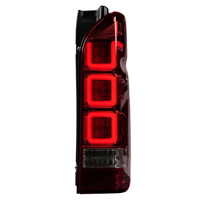 For Wholesale Only Smoked Red clear Lens LED Tail Light for 2005-2018 Hiace H200