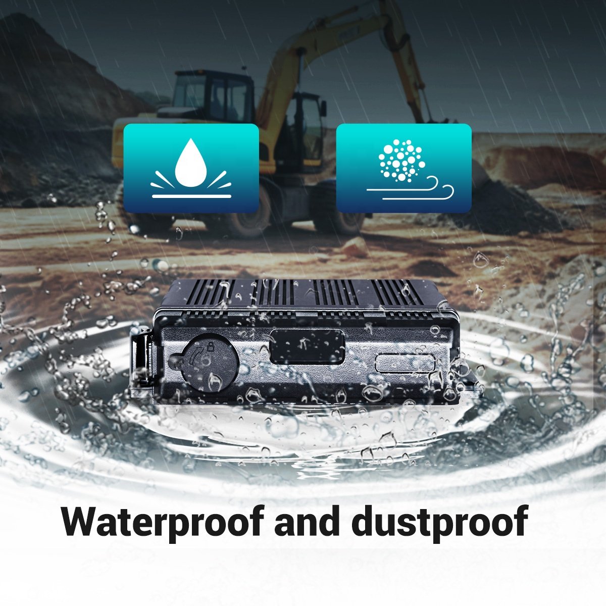 STONKAM 8CH MDVR Mobile DVR for Bus and Truck Fleet Tracking 4G GPS Wi-Fi with Intelligent Algorithms