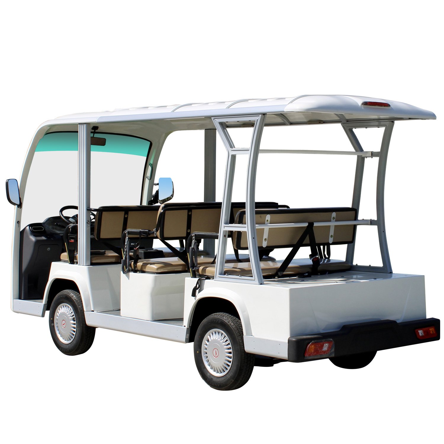 8 Passage L1080D-FB Electric Sightseeing Bus Golf Wholesale Battery Passenger Electric Small Car Mini Car