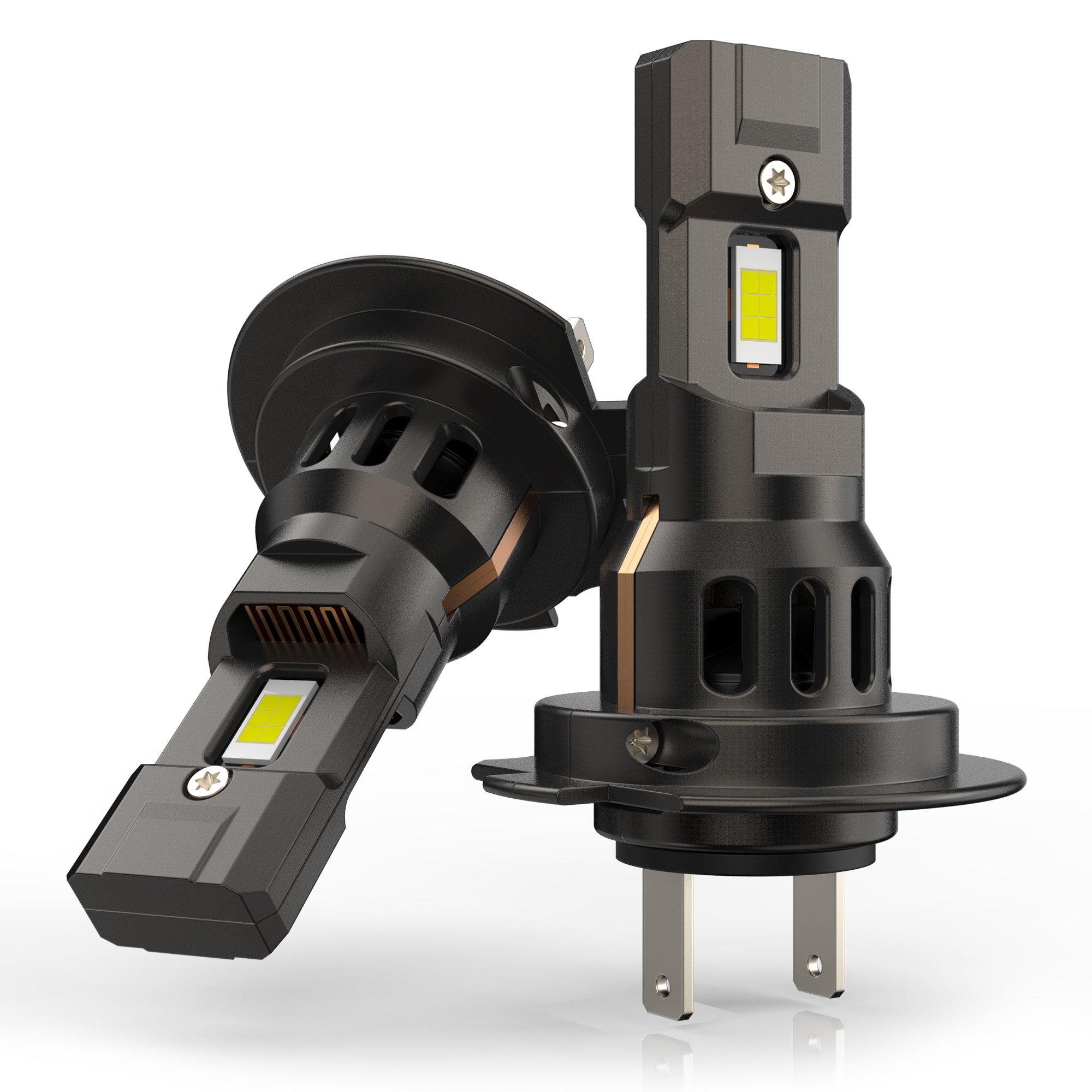 Raych Z2S LED Headlight 90W 6000K 10000Lumens Extremely Bright CSP Chips Conversion Kit Fan Cool All in One Plug N Play