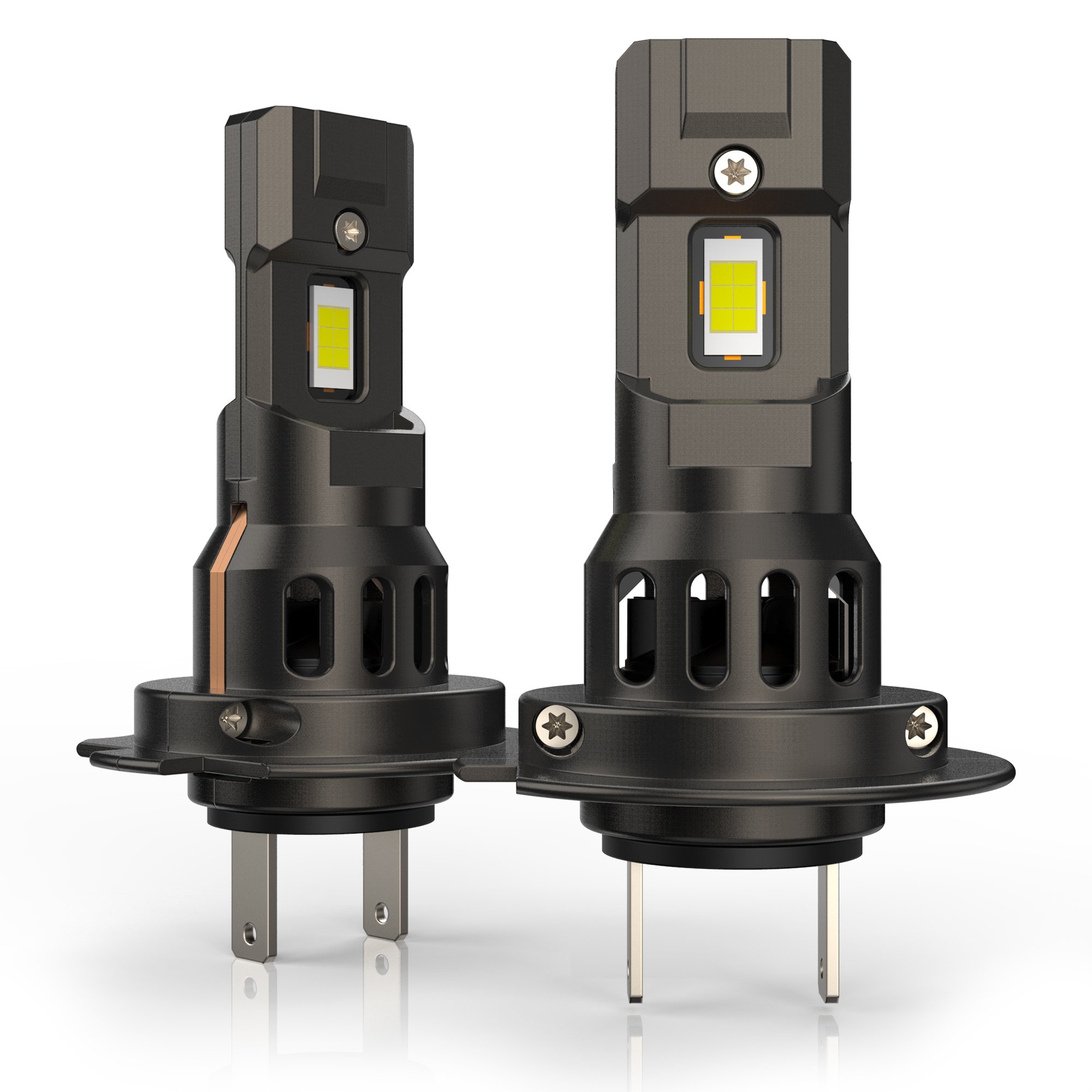 Raych Z2S LED Headlight 90W 6000K 10000Lumens Extremely Bright CSP Chips Conversion Kit Fan Cool All in One Plug N Play