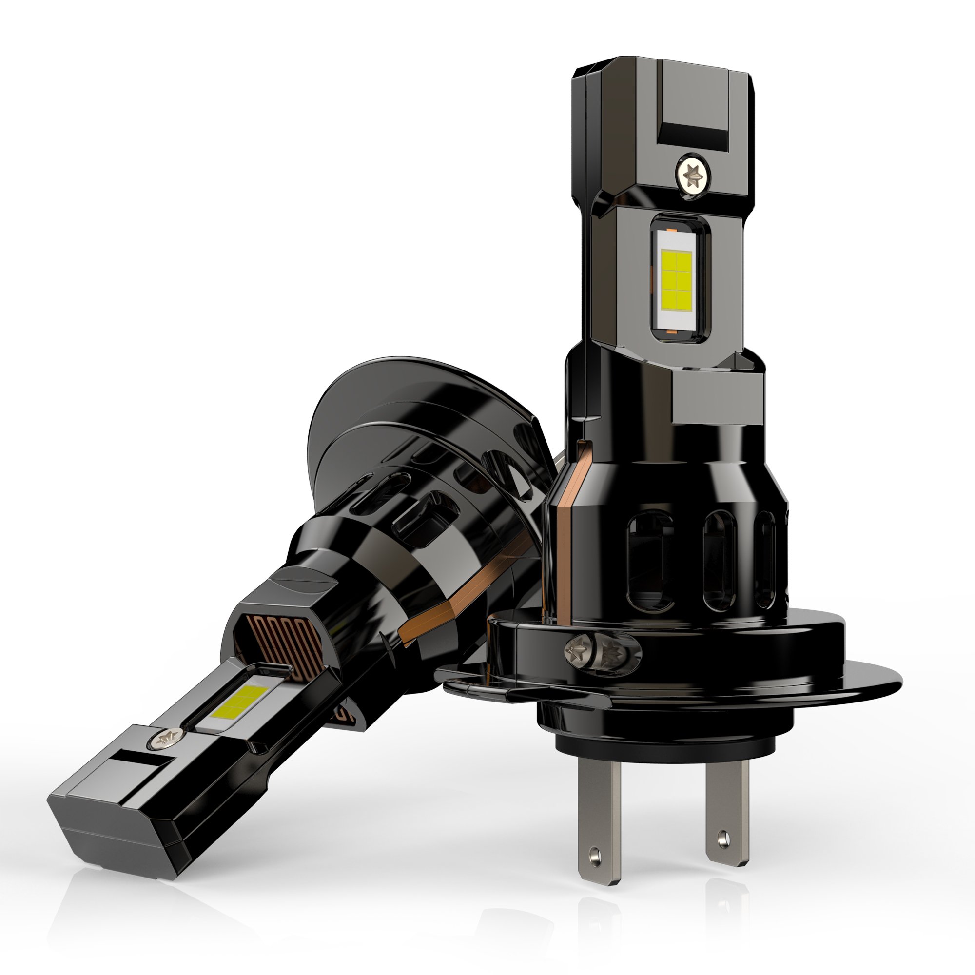 Raych Z2S LED Headlight 90W 6000K 10000Lumens Extremely Bright CSP Chips Conversion Kit Fan Cool All in One Plug N Play