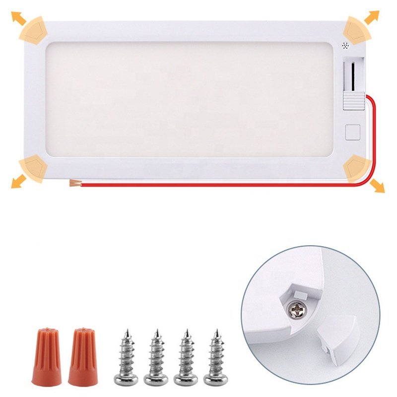 Bus Interior Light Rv Boat Dome Light 12v Led Ceiling Touch caravan Lighting