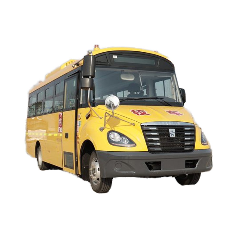 Urban City Top School Bus Manufacturer in China LHD Front Engine Manual Transmission Used for Tourist Asian School Bus Services