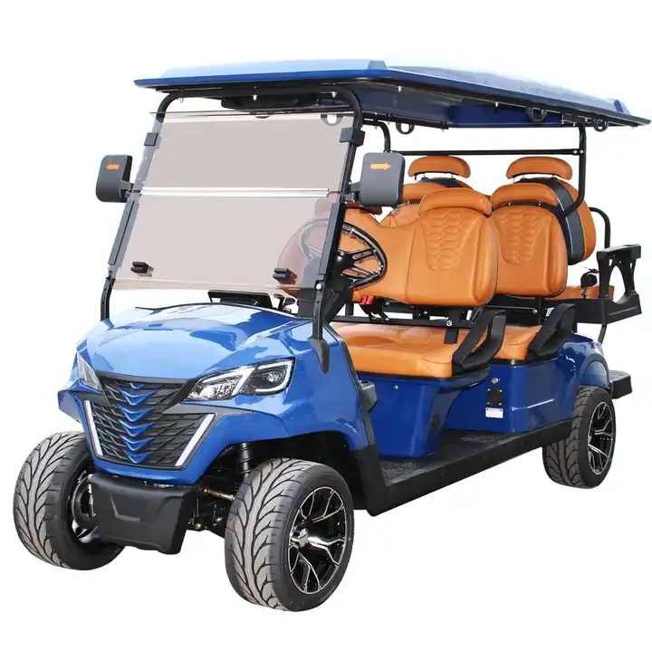 2025 New Energy Electric Four Wheel 4+2 Seats Golf Cart