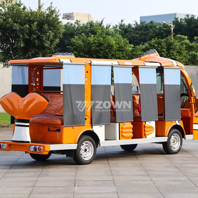 Hot Sale High Quality Low Price Lithium Battery 14 Seat Theme Park Sightseeing Cartoon Bus Suitable for Children