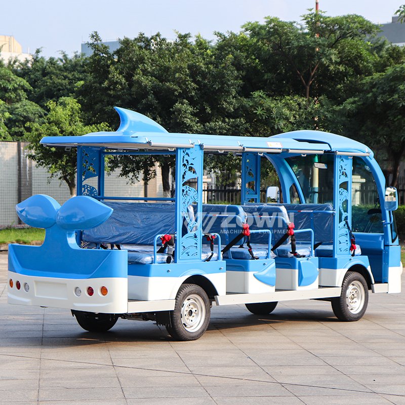 Hot Sale High Quality Low Price Lithium Battery 14 Seat Theme Park Sightseeing Cartoon Bus Suitable for Children