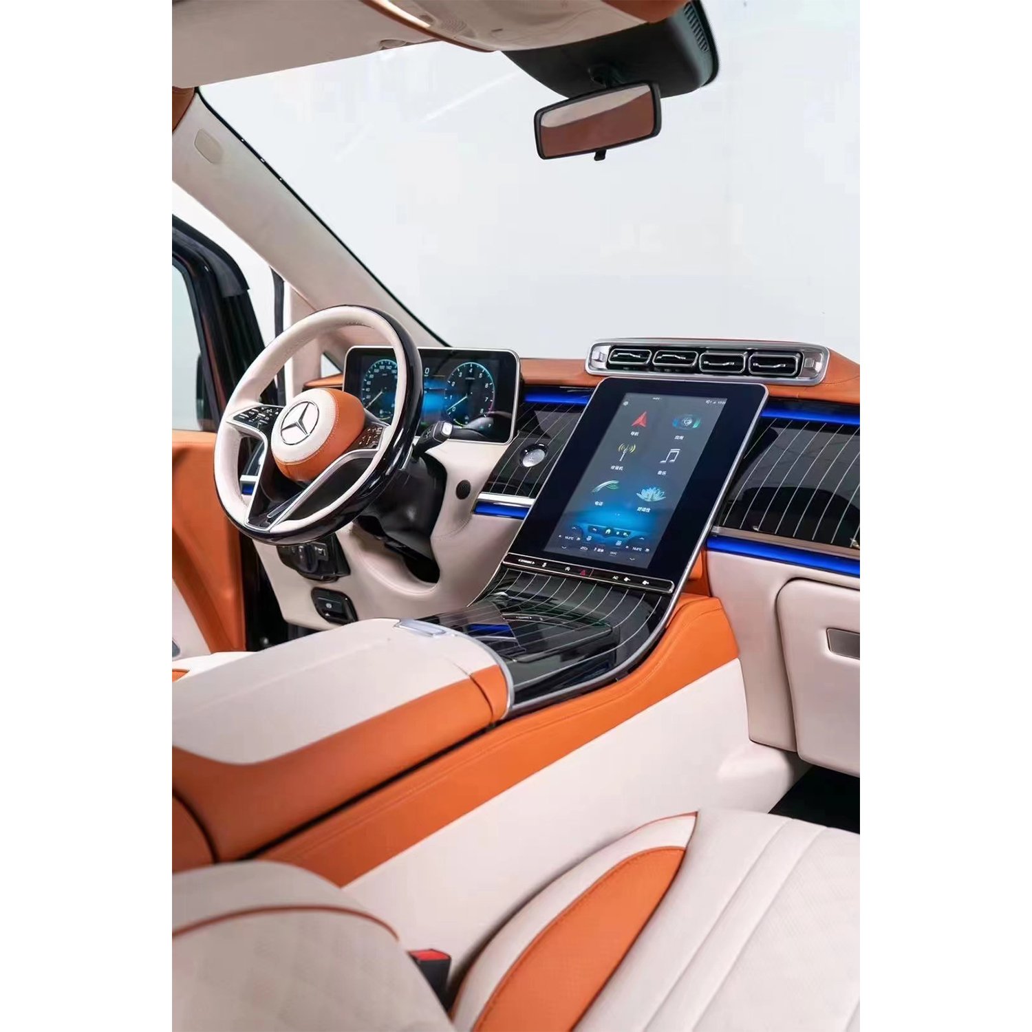 Mercedes Sprinter Vito Van Conversion Kit Luxury Interior and Exterior Upgrade with Business Style Leather and PVC Accessories