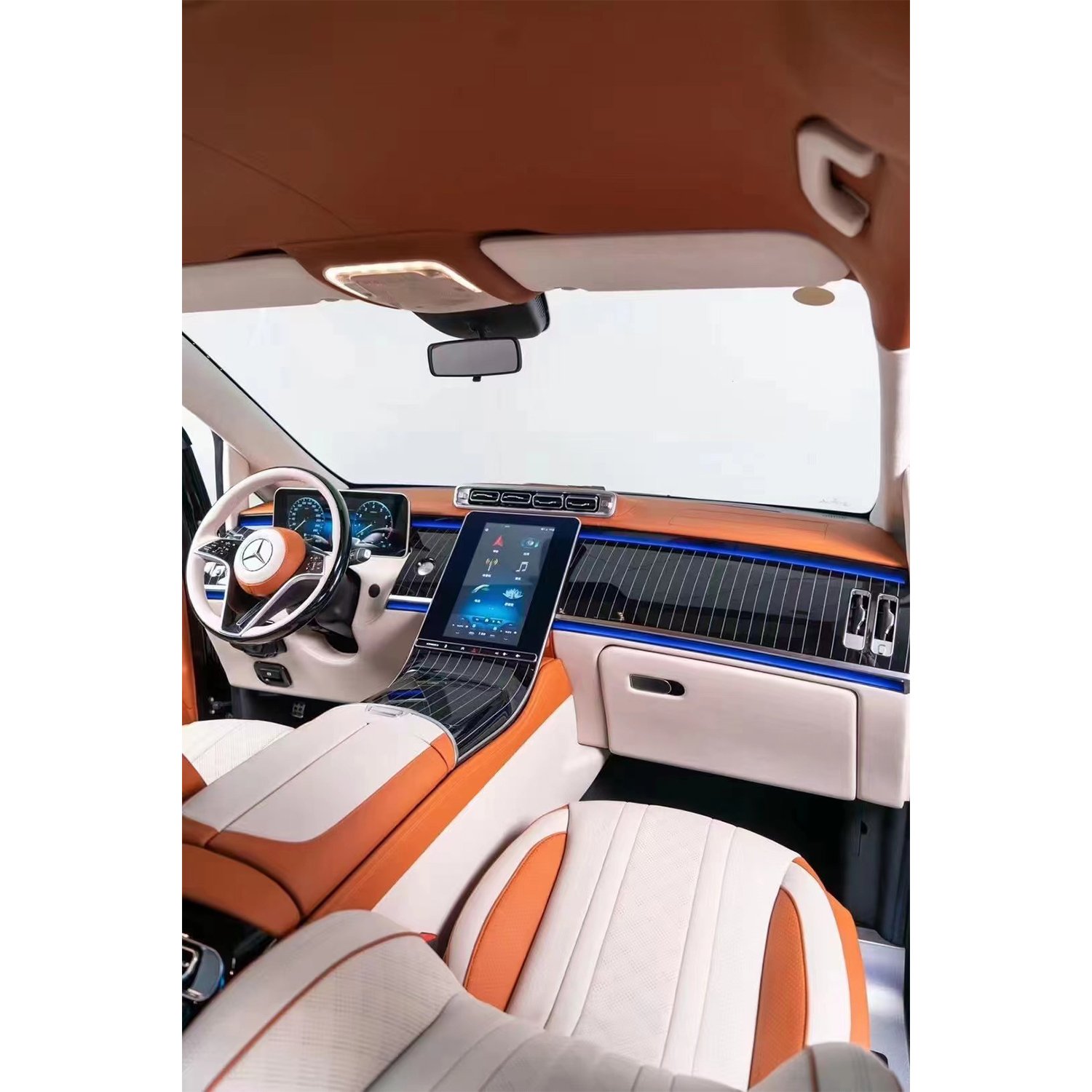 Mercedes Sprinter Vito Van Conversion Kit Luxury Interior and Exterior Upgrade with Business Style Leather and PVC Accessories