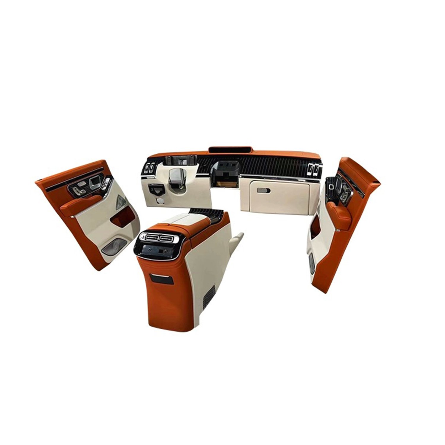 Mercedes Sprinter Vito Van Conversion Kit Luxury Interior and Exterior Upgrade with Business Style Leather and PVC Accessories