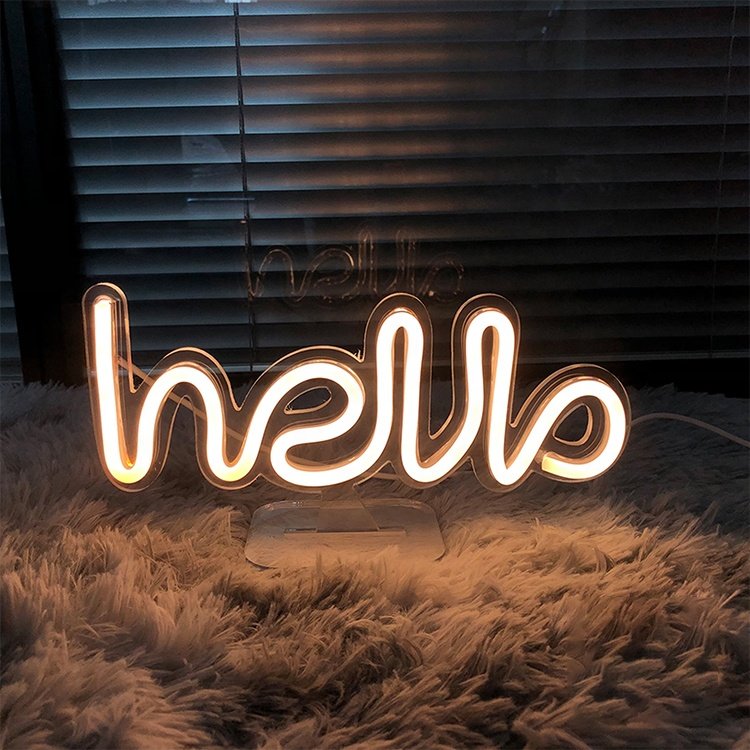 Custom Bedroom Desk Decor Kids Room Night Mini Led Lamp Home Wall bar logo Shop Decor Signs for Christmas Birthday Gifts