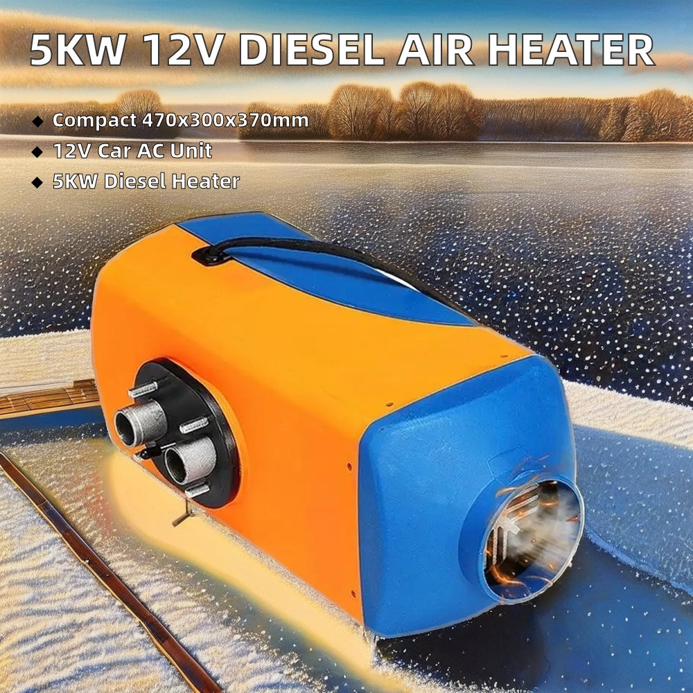 Webasto 5KW 12V Diesel Air Heater for Marine Vehicles New Condition Plastic AC With Heating Function for Boat Car Ship Truck