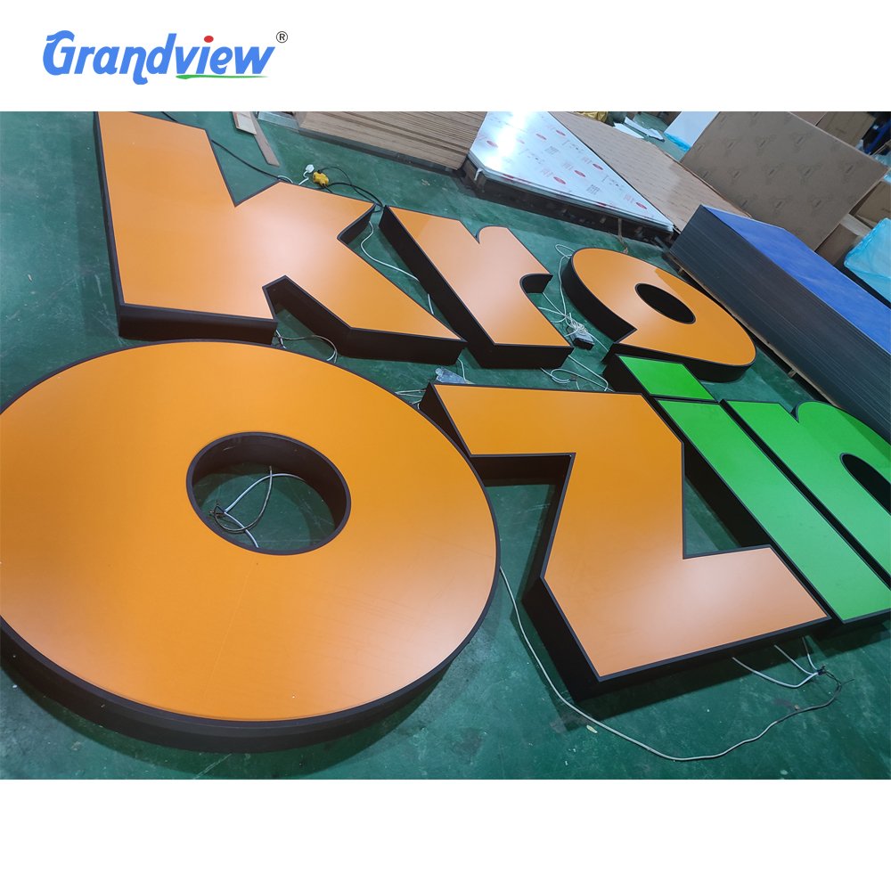 Outdoor Company Name Boards Shop Light up Letters for Sign Outdoor Waterproof Acrylic Led Advertising 3d Letters Signage