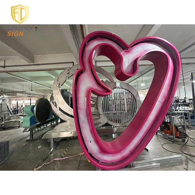 Event Free Standing Decoration Love Big Three Dimensional Letter Signage for Business Name Logo Party Large Sculpture Letters