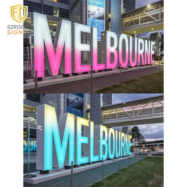Event Free Standing Decoration Love Big Three Dimensional Letter Signage for Business Name Logo Party Large Sculpture Letters