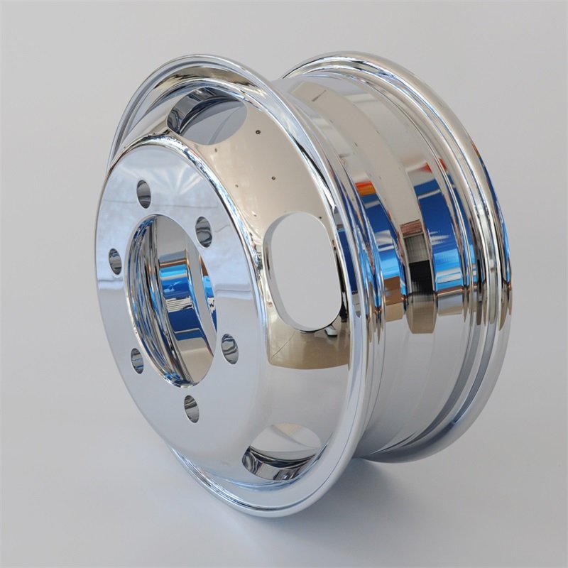 High Quality and Surface Finishing 16 Inch Double Polished Wheels and Chrome Wheels Alloy Material with 6 Holes Truck Wheels