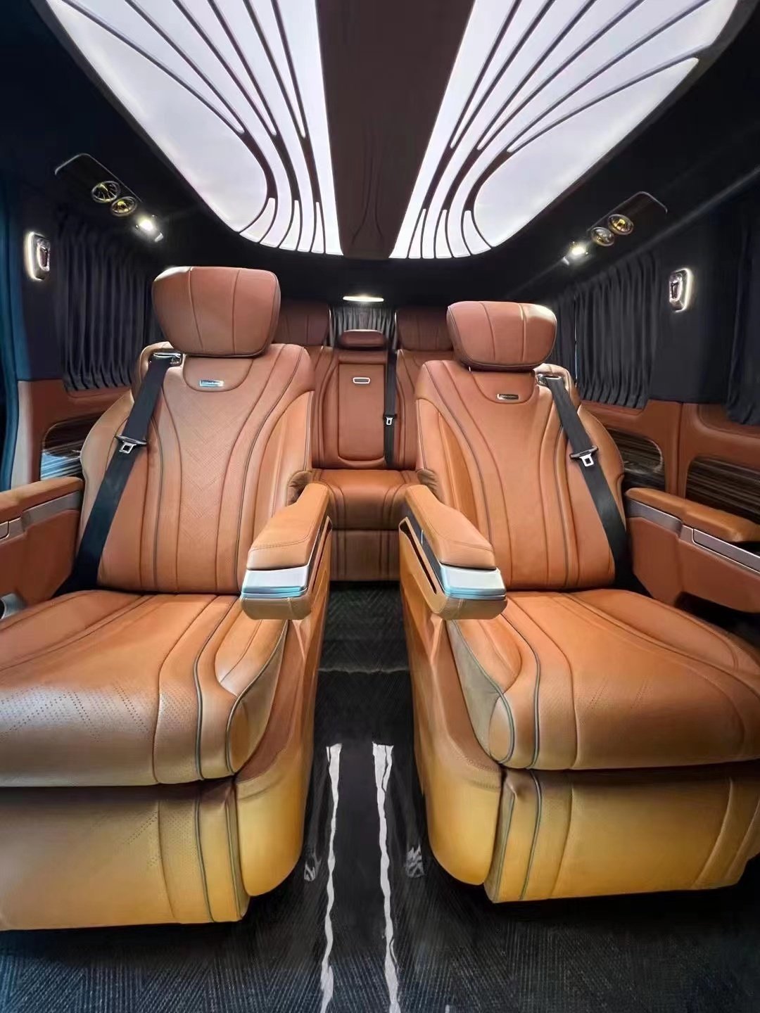 Factory OEM VIP Recliner Conversion Van Seats Rear Sofa Seat for MPV Limousine Sprinter Hiace Vito Vclass