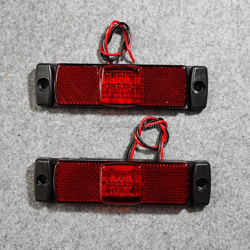 High Quality 12-24V 3LED Safety Warning Work Light Car Side Marker Light Signal Lamps for Truck Bus Trailer