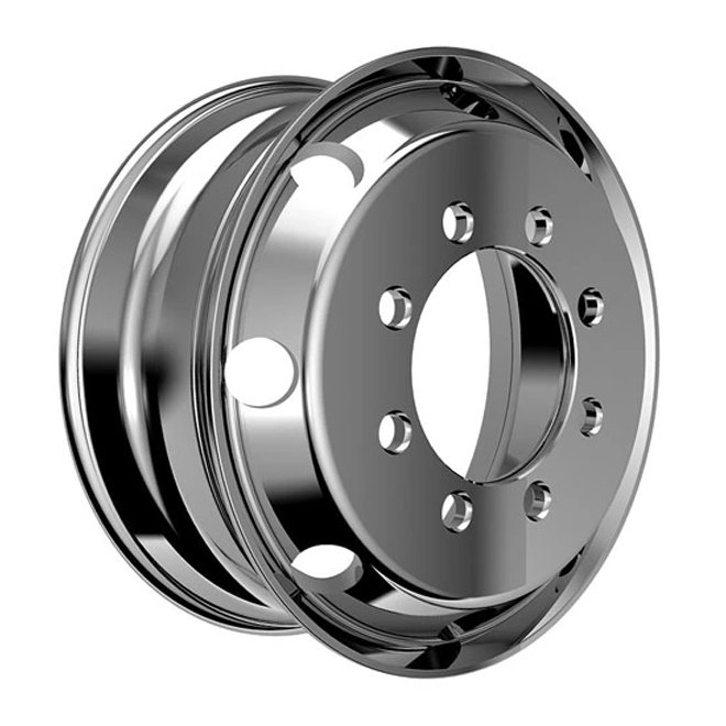 Howo Truck Wheel Rim New 22.5x8.25 Aluminium Alloy Wheel with Chrome Finish Tubeless for 22.5*8.25 Rines