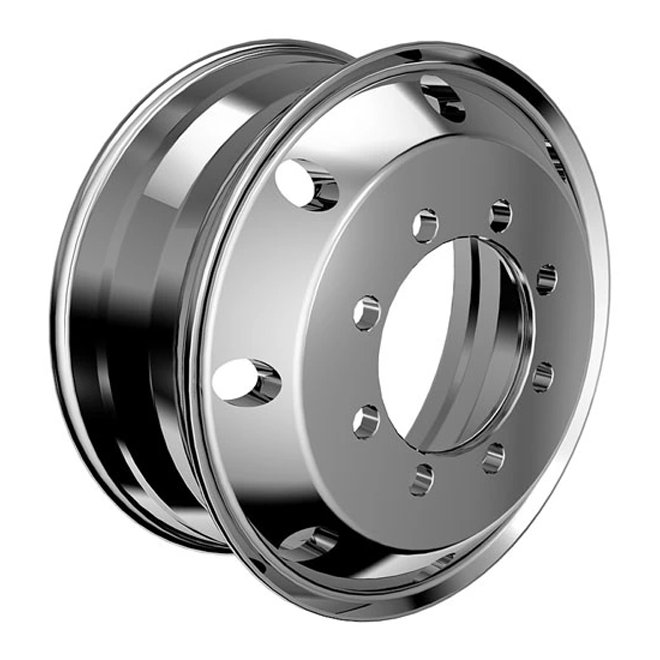 Howo Truck Wheel Rim New 22.5x8.25 Aluminium Alloy Wheel with Chrome Finish Tubeless for 22.5*8.25 Rines