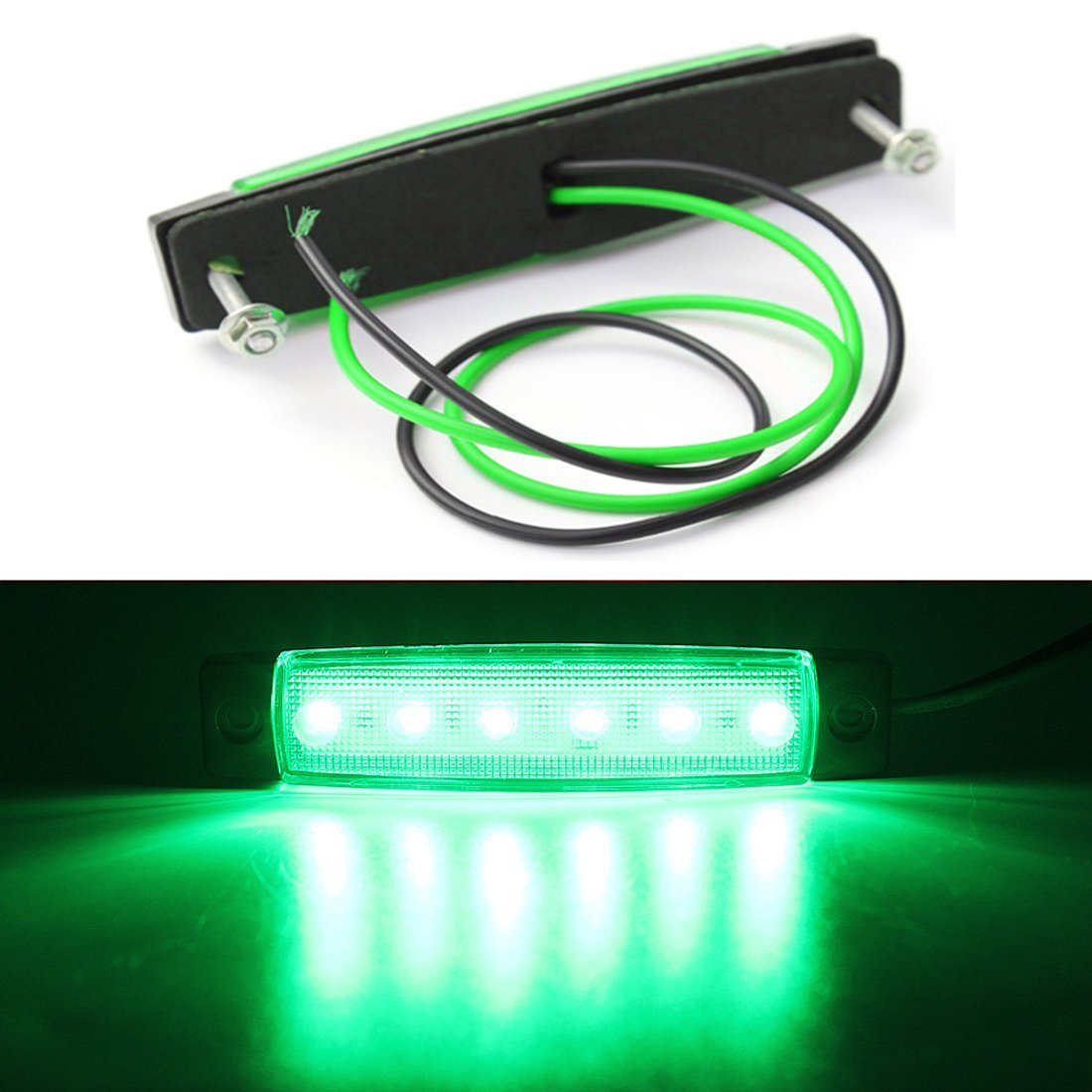 Boat Navigation LED Light Bar DC 12V, Waterproof Stern and Bow LED Lamp Marine Bus Side Marker Light Strip for Truck Trailer