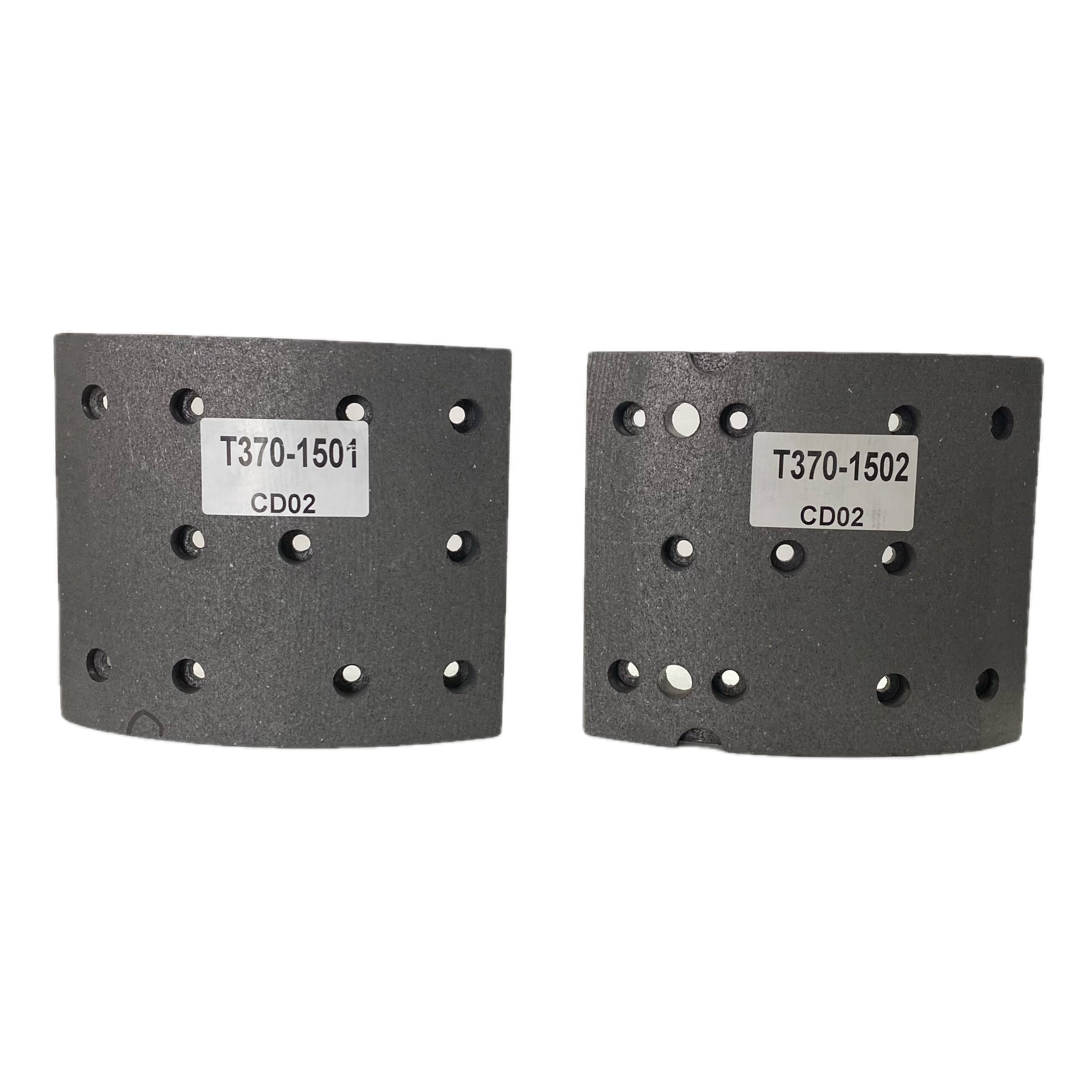 Truck Brake Linings T370-1501/T370-1502 Brake Linings for Japanese Cars Bus Truck