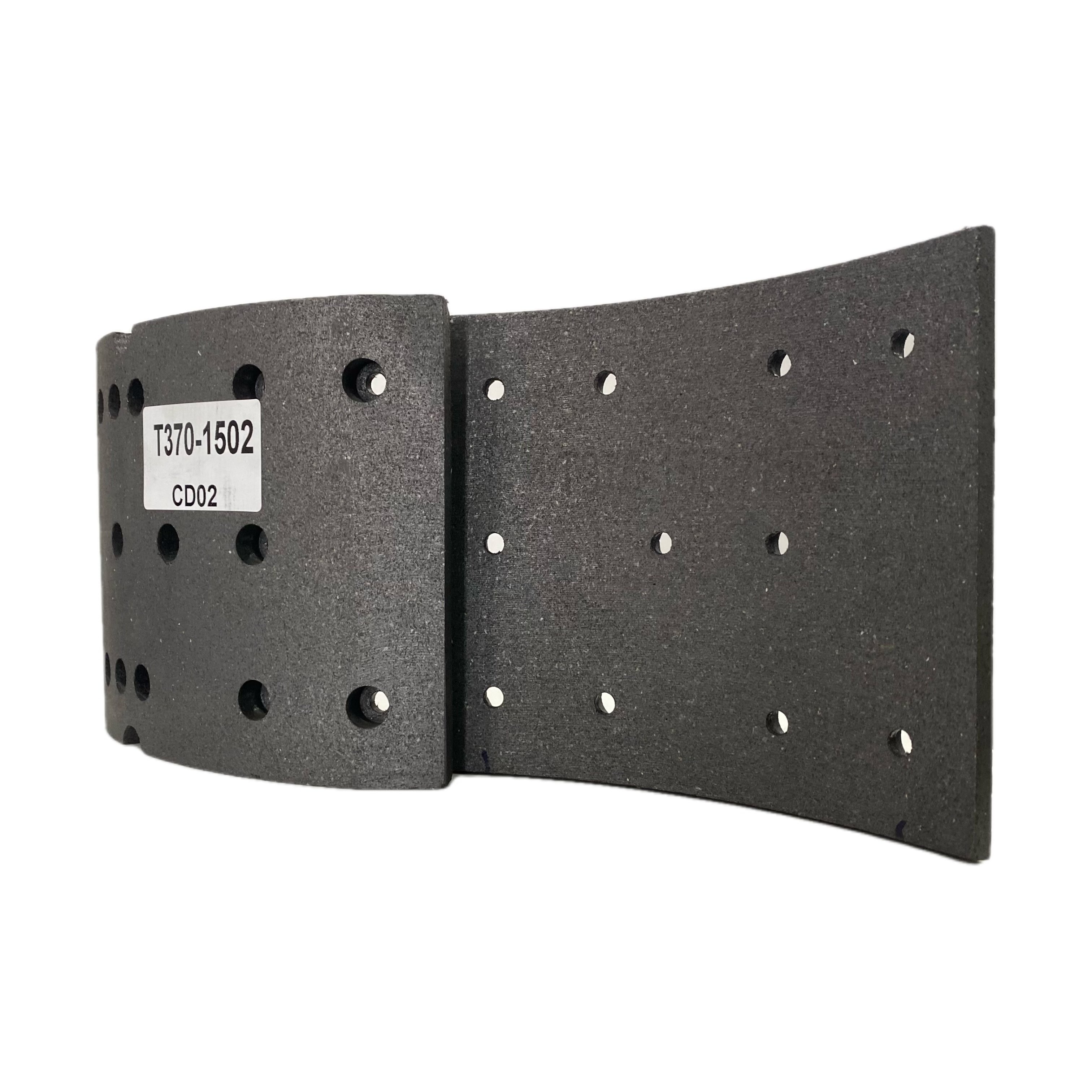 Truck Brake Linings T370-1501/T370-1502 Brake Linings for Japanese Cars Bus Truck