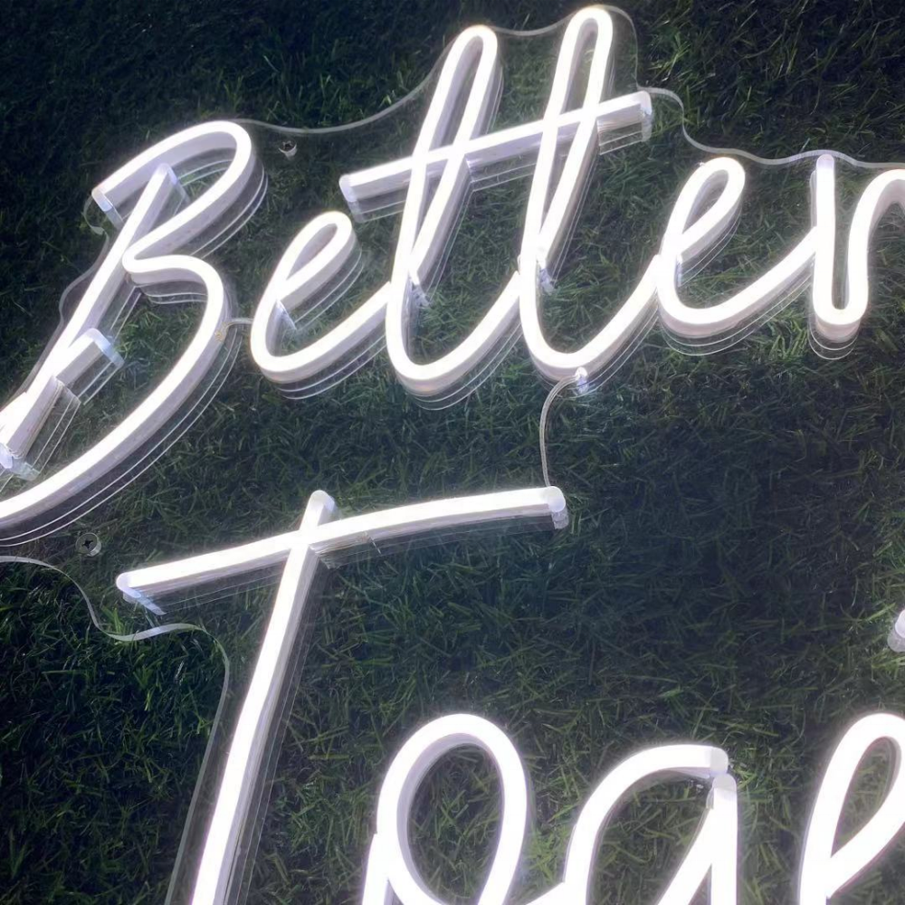 Custom Led Neon Sign Will You Marry Me Led Light up Sign Better Together Sigh Light for Party Decoration