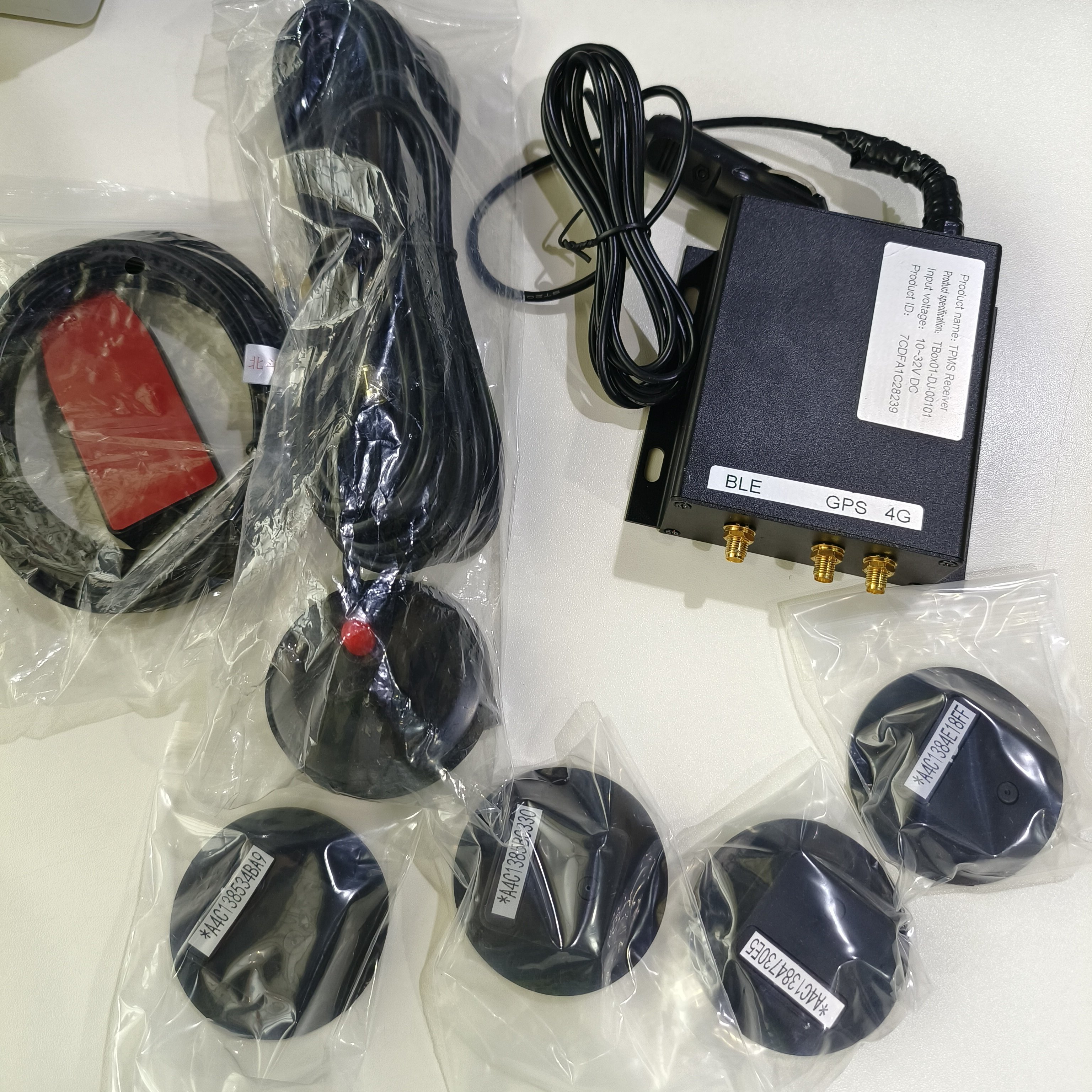 Truck Rv Bus Tpms 8 12 14 16 18 26 Sensor 1000 Psi Wheels Tire Pressure Monitoring System Sensors Tire Pressure Trailer