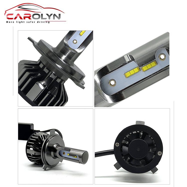 Long Lifespan 1860 Csp Chips F2 LED Headlights with Canbus H1 H4 H7 H11 H13 9005 9006 880 Car Light Led Headlight 60w Auto Led