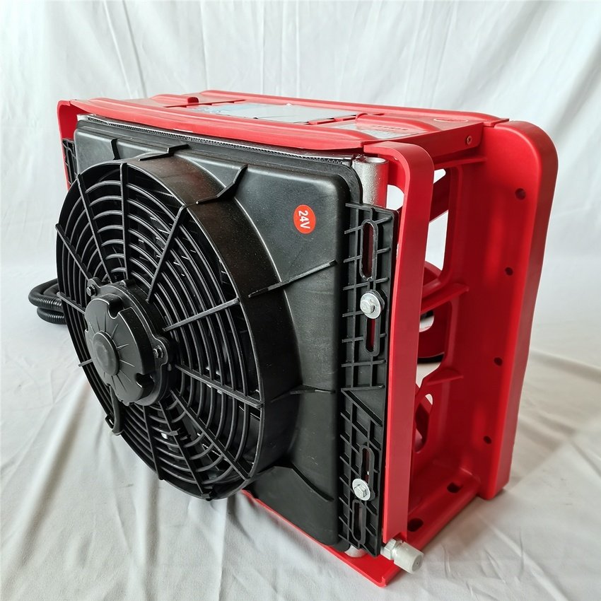 Excavator Crane Tractor Split Dc Rotary 24v Parking Cooler Truck Car air Conditioner 12v
