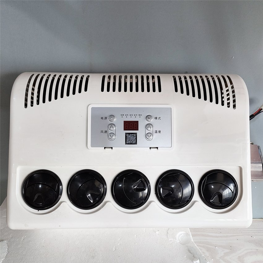 Excavator Crane Tractor Split Dc Rotary 24v Parking Cooler Truck Car air Conditioner 12v