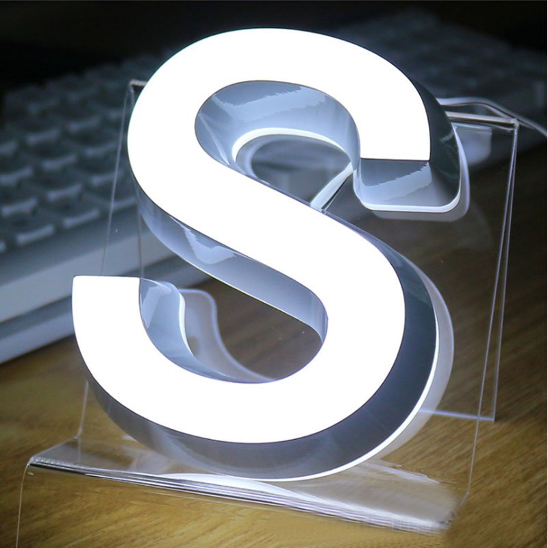 Lemai 3d Mini Acrylic Luminous Alphabet Small Plastic Letters