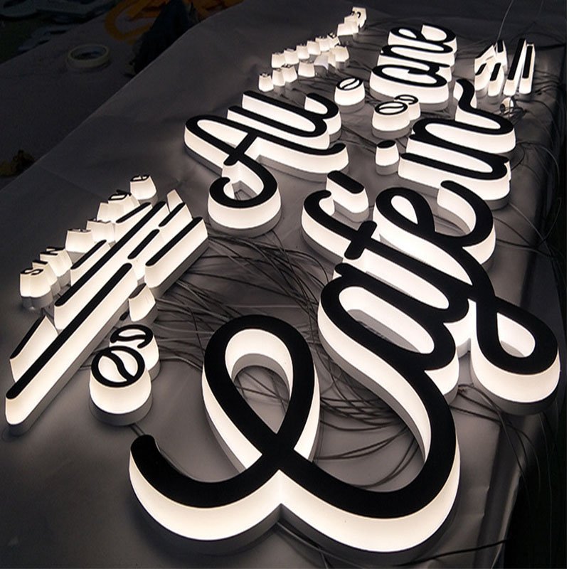 Lemai 3d Mini Acrylic Luminous Alphabet Small Plastic Letters