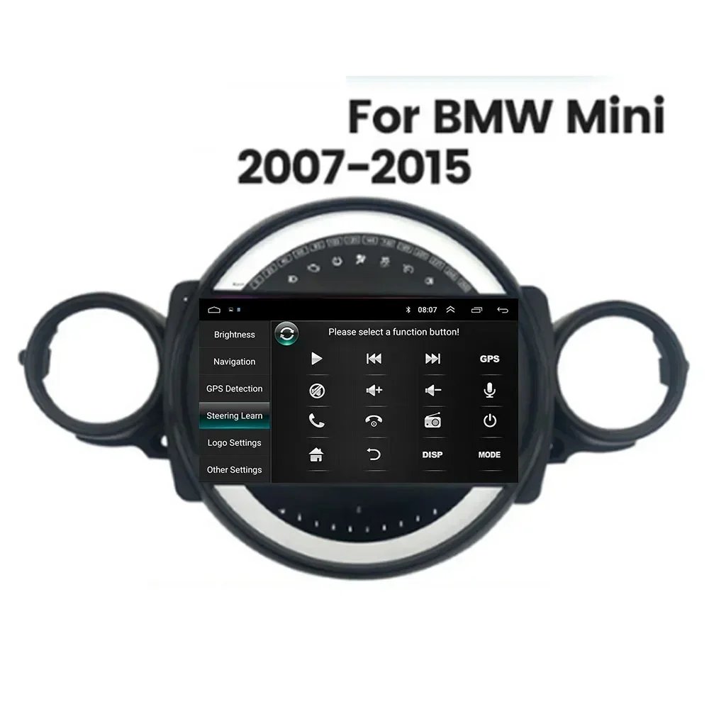 Car Player Radio Android 13 for B-MW Mini Cooper R56 R60 R51 2006-2014 Carplay Multimedia Wireless Navigation Intelligent System