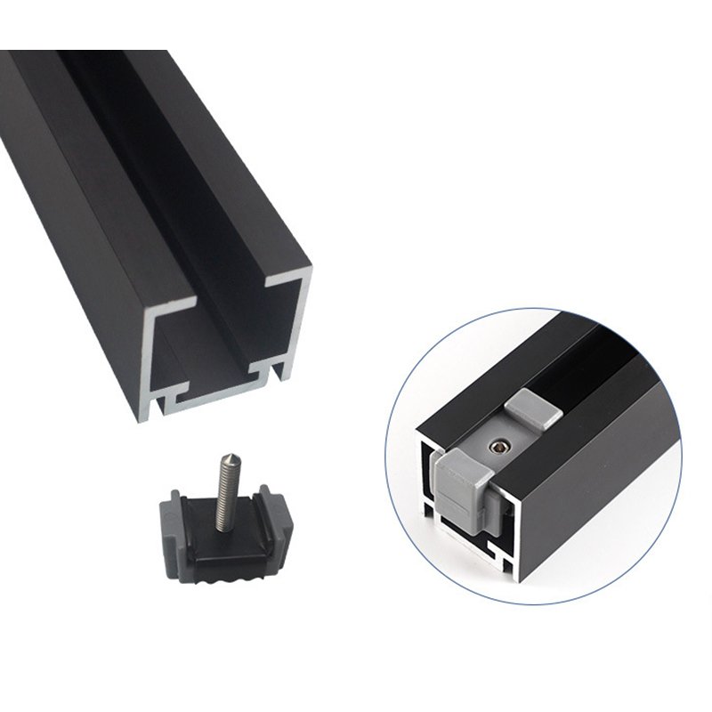 Electric Hidden Push Pull Door Track Silent Buffer Cloakroom Bedroom Sliding Door Push Bus Door Slide Rail Hardware Accessories